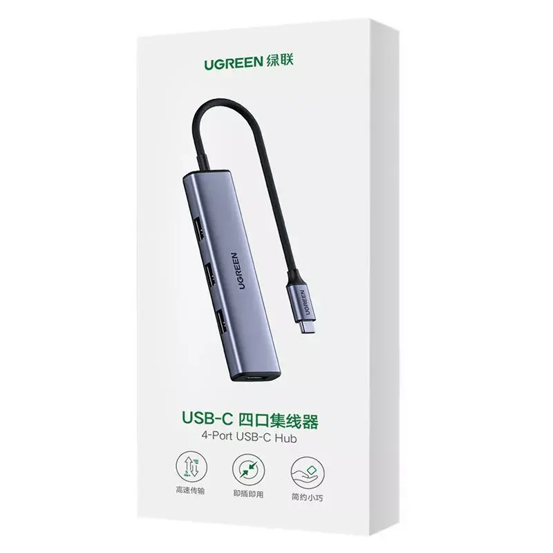UGREEN USB Type-C 4× USB 3.2 Gen 1 хаб CM473 Photo 6