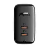 Acefast A9 black — 2x USB‑C 40W lādētājs Photo 2