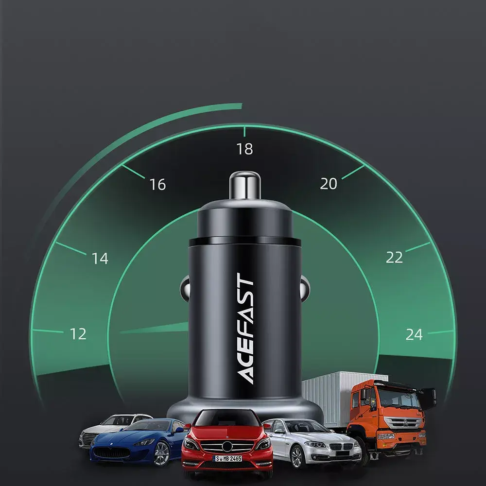 Acefast B1 38 Вт автомобильное зарядное (USB-C+USB-A) Photo 16