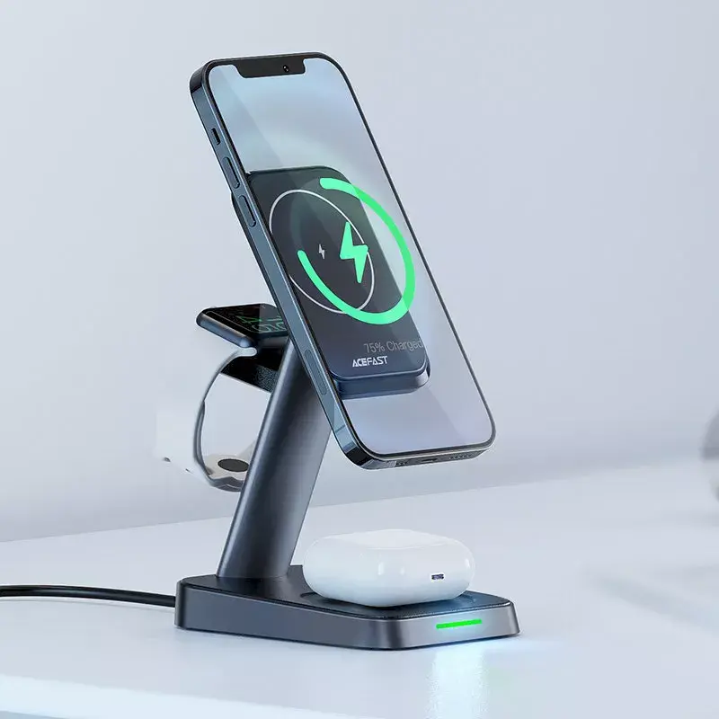 Acefast E3 Three-in-One wireless charging stand Photo 6