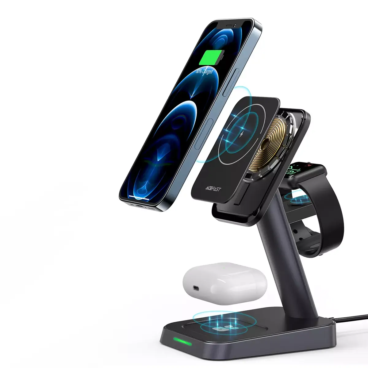Acefast E3 Three-in-One wireless charging stand Photo 8