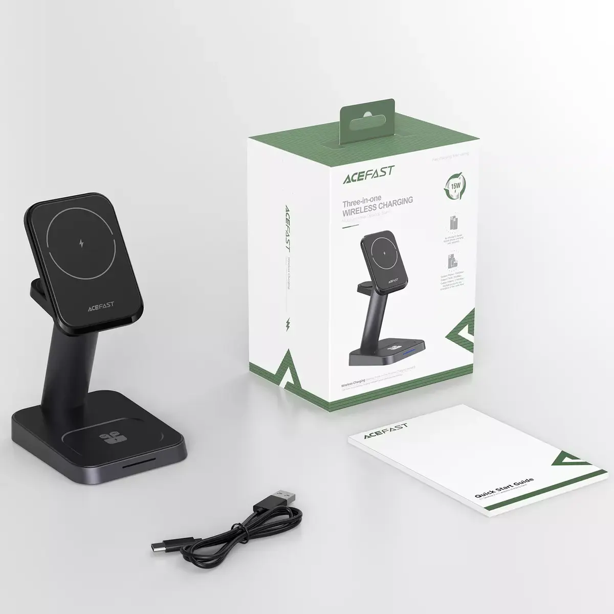 Acefast E3 Three-in-One wireless charging stand Photo 13