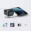 Choetech T317 Qi 2-in-1 Wireless Charger White Photo 3