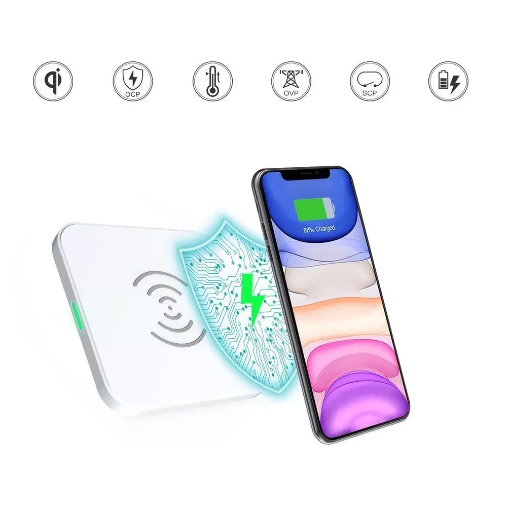 CHOETECH T511-S Qi 10W bezvadu lādētāju komplekts Photo 6