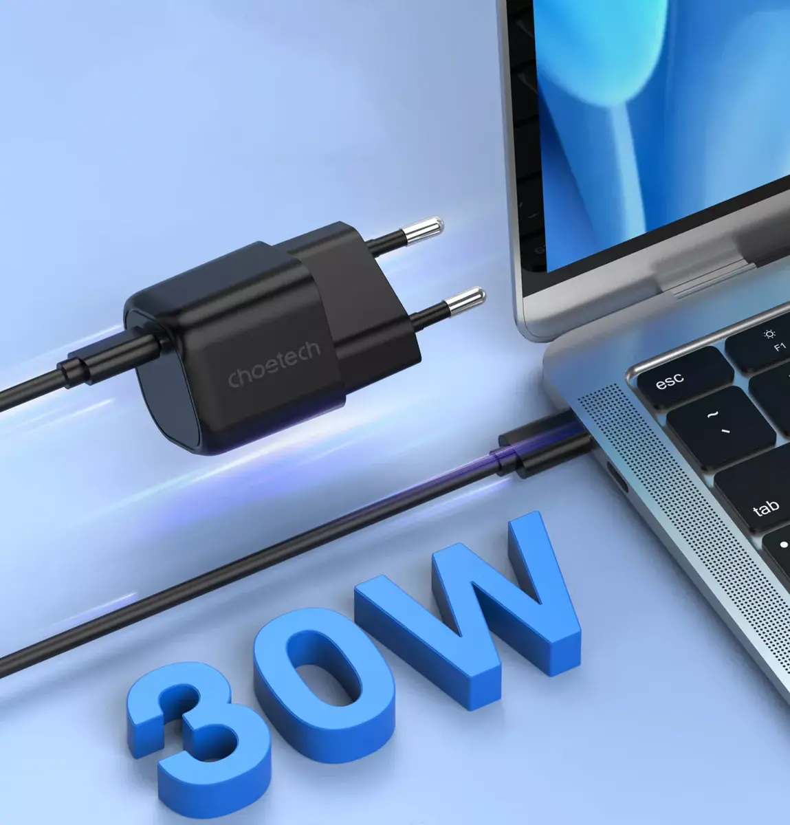 Charger CHOETECH PD5007 30W USB-C Photo 3