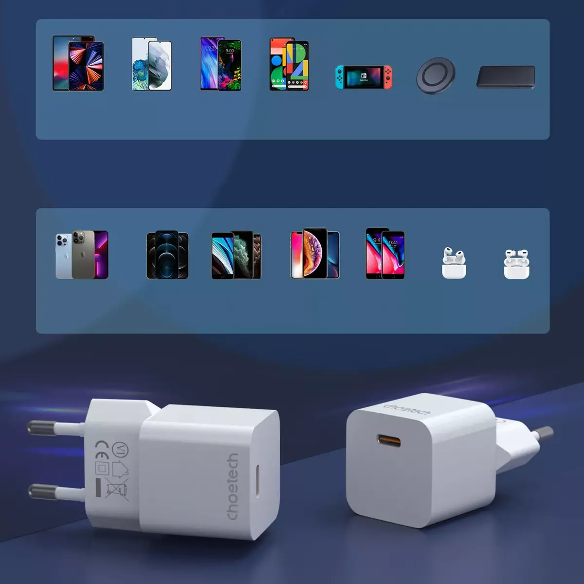 CHOETECH 20W USB Type‑C зарядное PD5010 Photo 7