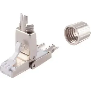 Сетевой адаптер ShiverPeaks 08-10001 Toolless STP Cat. 6A, RJ45, экранированный, без инструментов