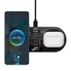 Baseus digitālais LED displejs Dual Qi bezvadu 2In1 lādētājs, 20W Photo 6