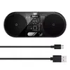 Baseus digitālais LED displejs Dual Qi bezvadu 2In1 lādētājs, 20W Photo 7
