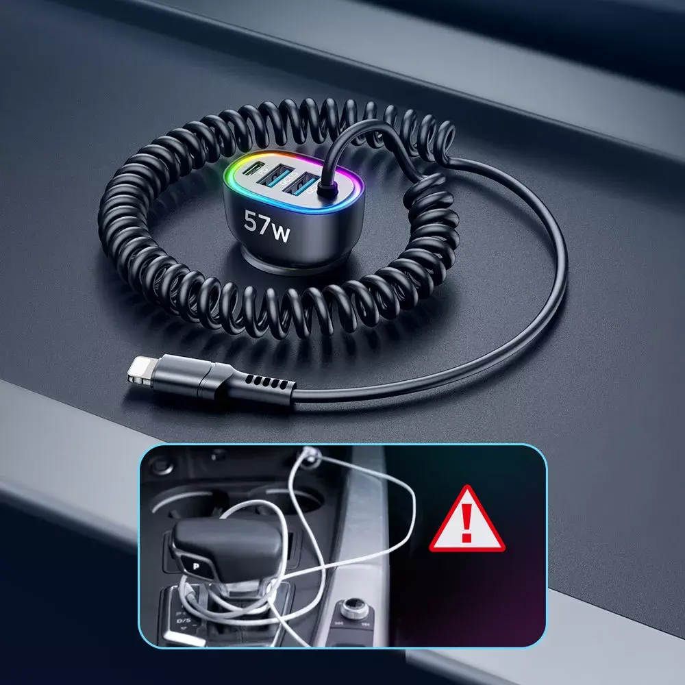 Авто зарядное Joyroom JR-CL20 57W PD QC3.0 Photo 11