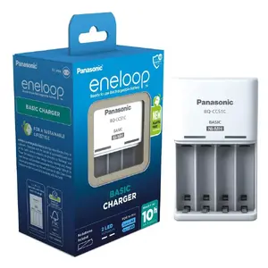 Charger with 4x eneloop AAA 800 mAh – Panasonic Basic charger kit