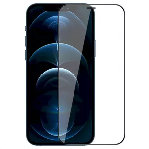 Tempered Glass Screen Protector Nillkin 2in1 HD Full Screen for Apple iPhone 12 6.1 Black
