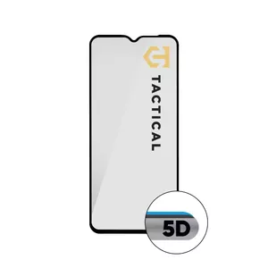 Защитное стекло Tactical 5D для Samsung Galaxy M12, A32 5G, A12, A02s, черное