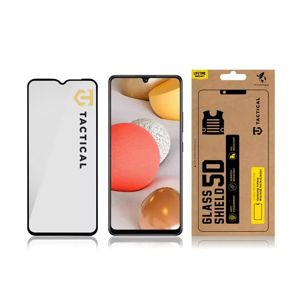 Защитное стекло Tactical 5D для Samsung Galaxy M12/A32 5G/A12/A02s Photo 2