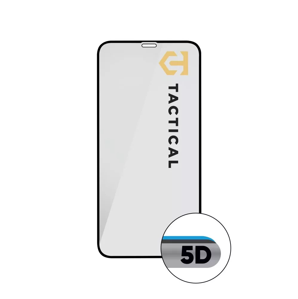 Aizsargstikls Tactical 5D priekš Apple iPhone