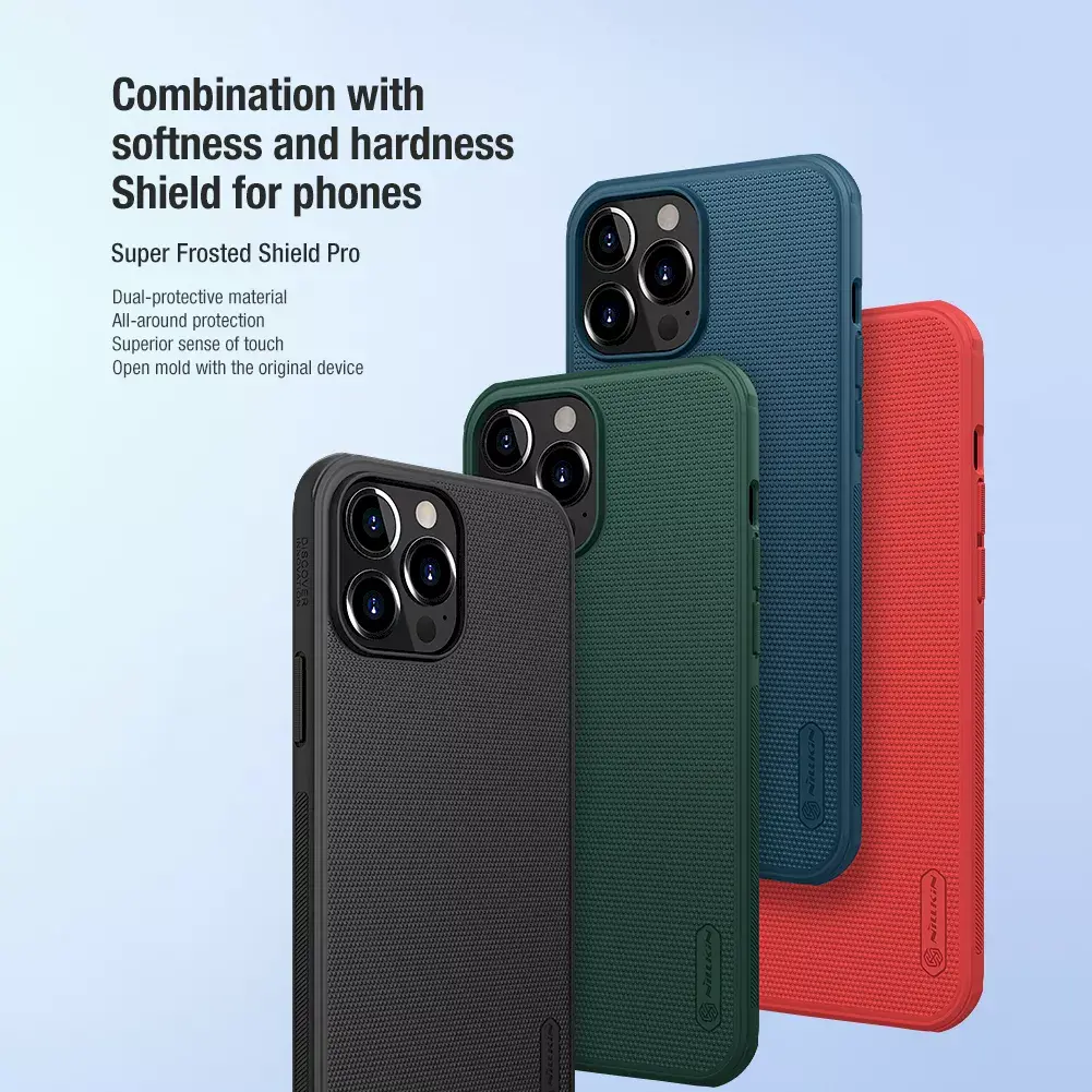 Nillkin Super Frosted PRO крышка для iPhone 13 Pro Max Черный Photo 8