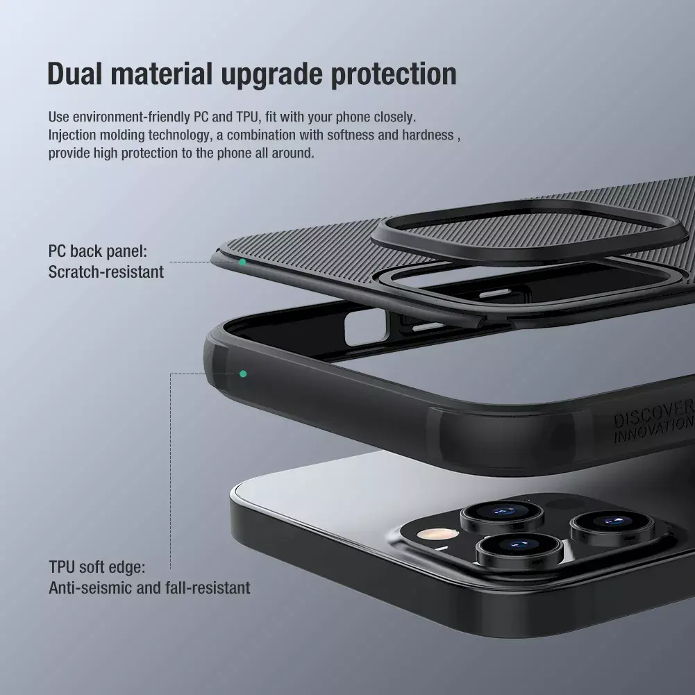 Nillkin Super Frosted PRO крышка для iPhone 13 Pro Max Черный Photo 10