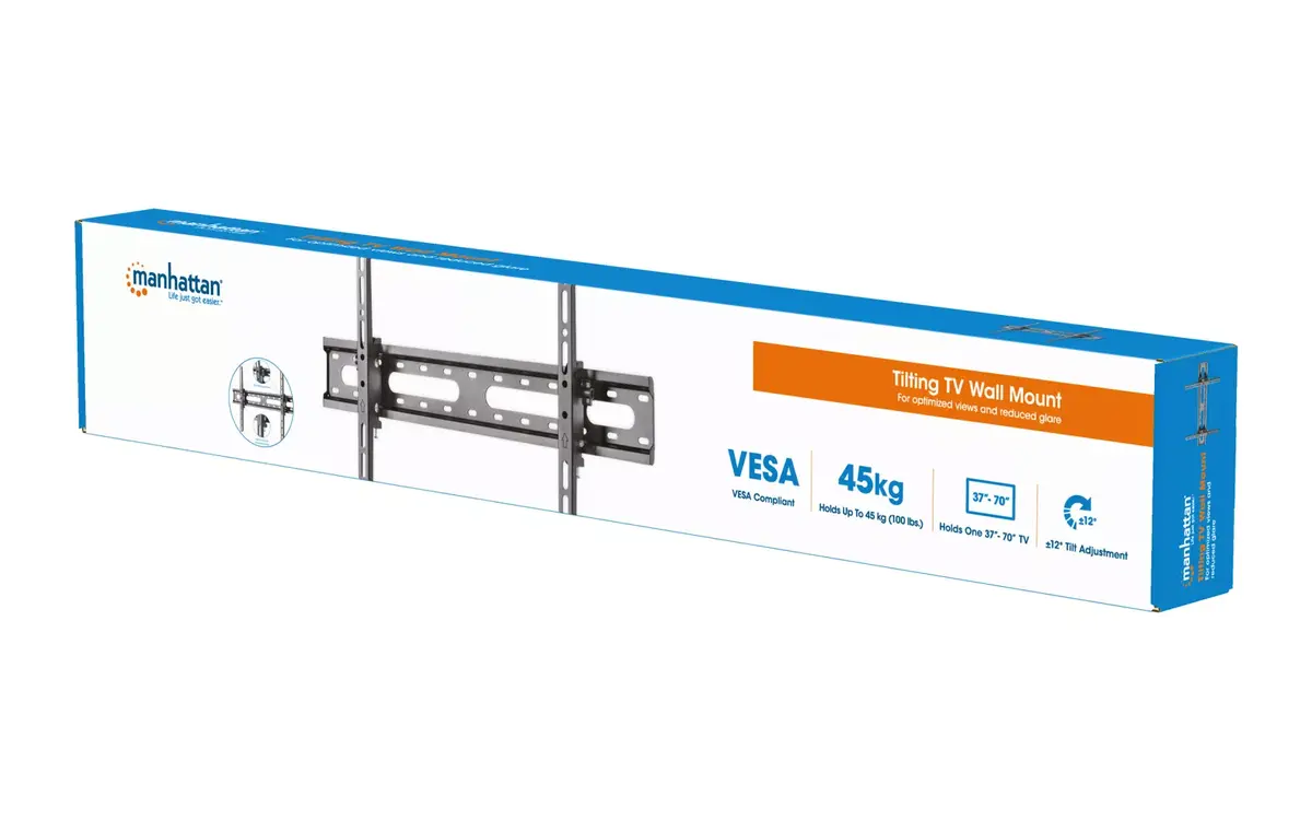 Manhattan TV & Monitor Mount Wall Tilt 37-65" Photo 12
