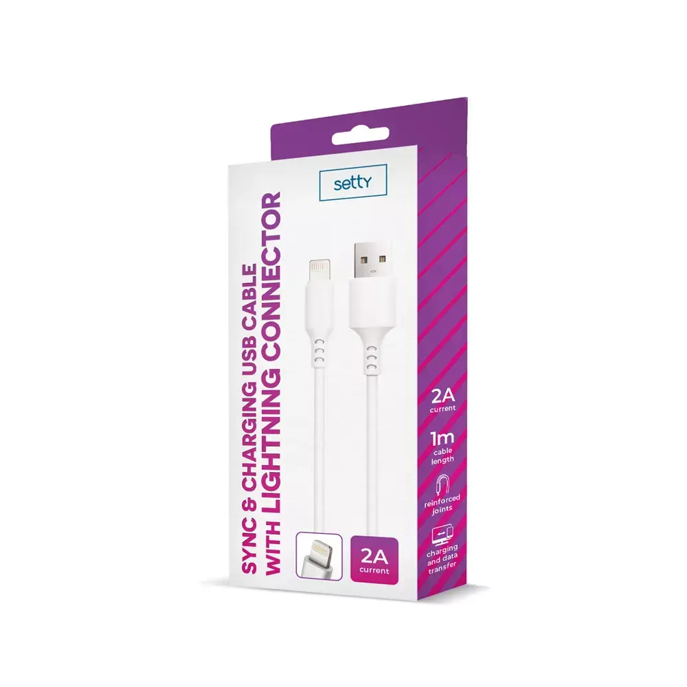 Кабель Setty USB‑to‑Lightning 1,0 м 2A Photo 2