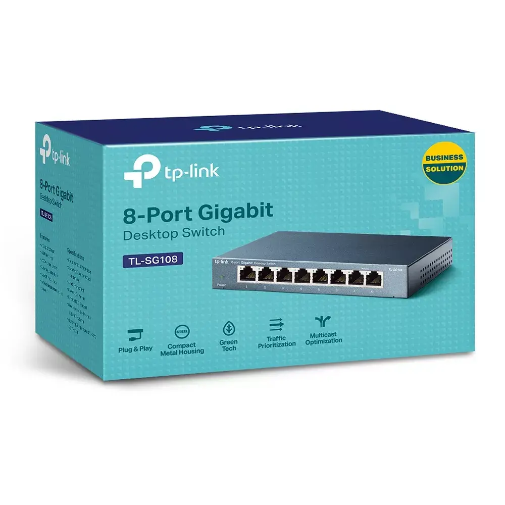 Nepārvaldāms slēdzis TP-Link TL-SG108 Photo 3