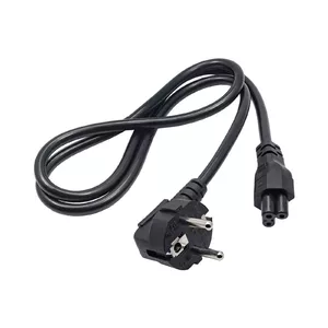 Кабель питания Akyga AK-NB-08A 1м CEE7/7 на C5 разъем Черный