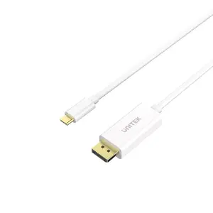 Кабель USB-C — DisplayPort Unitek V400A, 1.8 м, белый