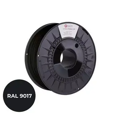 c-tech PREMIUM LINE ASA Traffic Black 1.75mm 1kg Photo 1