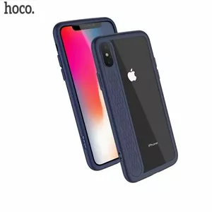 Hoco Premium Vitreous Shadow Back Case Silicone Case for Apple iPhone X Pink-Gold