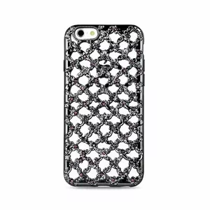 TPU aizsargvāciņš GreenGo priekš Samsung Galaxy S7 (G930) — Flower Diamond raksts, melns