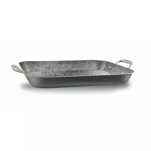Cast Iron Steak Griller Pensofal Invictum Professional 35x26 cm, Ribbed Grill Pan