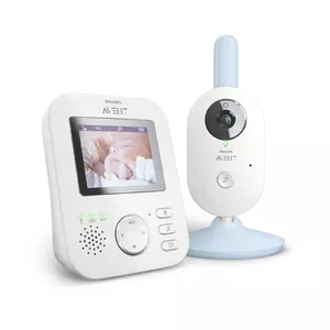 Philips AVENT Baby monitor SCD835/26 bērna video monitors 300 m FHSS Zils, Balts