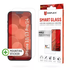 Displex Smart Glass for Apple iPhone 13/13 Pro/14 unbreakable ultra-slim