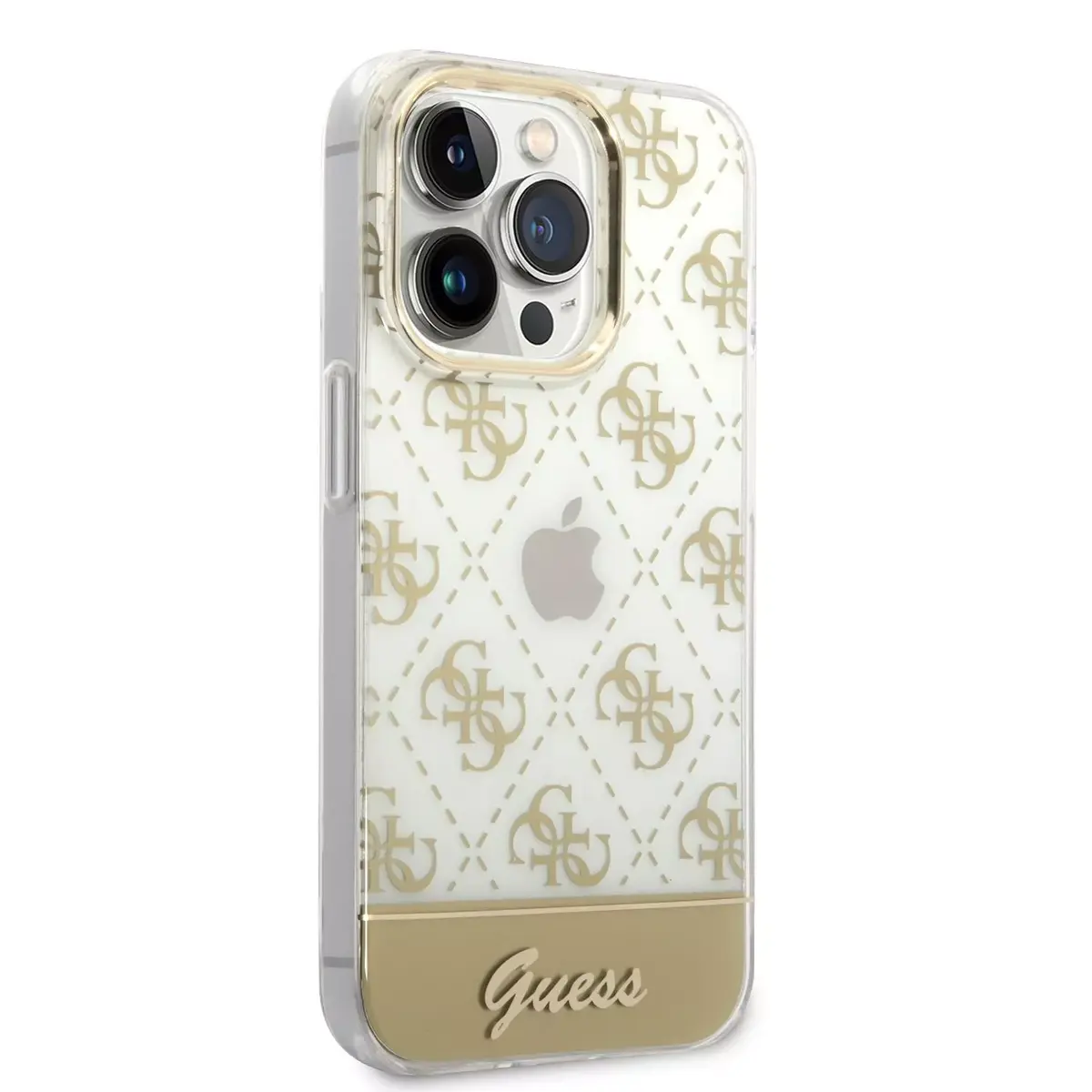 GUESS TPU Peony Glitter Script Logo для iPhone 14 Pro Max Photo 2