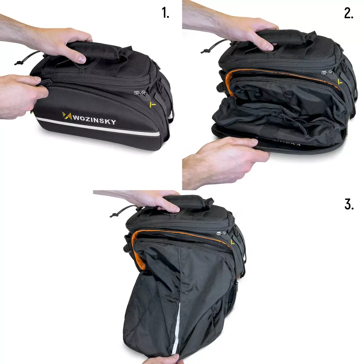 Velosipēda soma Wozinsky WBB19BK 35 l Photo 8
