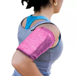 Elastīga auduma aproce aproce skriešanai, fitnesam XL rozā krāsā