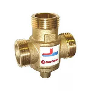 Three-way thermostatic mixing valve GIACOMINI R157A D32 60°C Kvs9.0