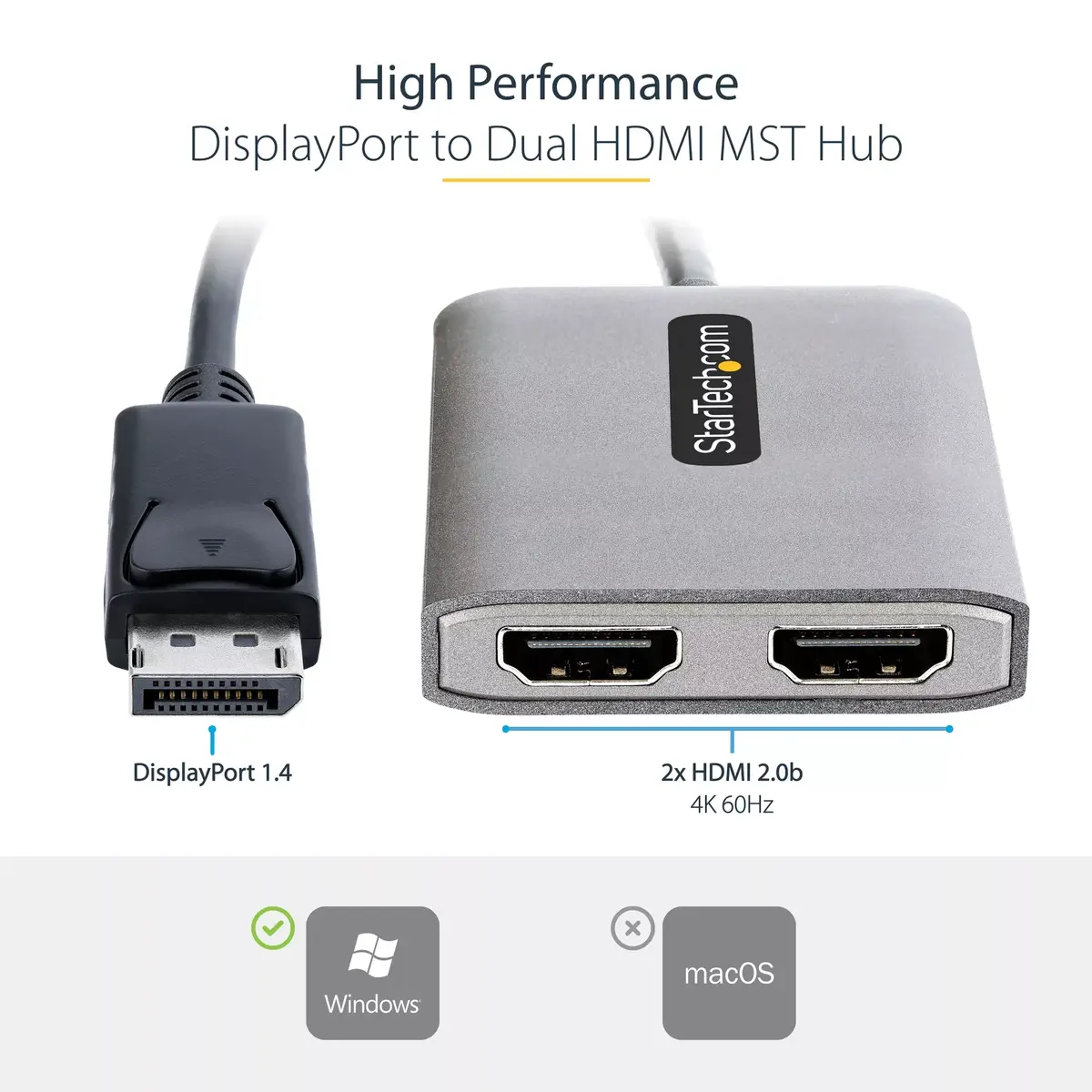 StarTech.com DP to Dual HDMI MST HUB Photo 12