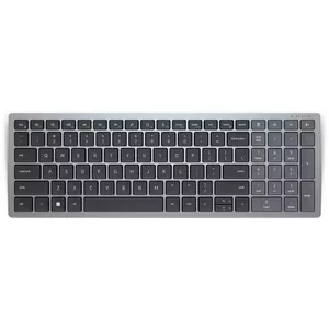 DELL KB740 клавиатура РЧ беспроводной + Bluetooth QWERTY Международный американский стандарт Серый, Черный
