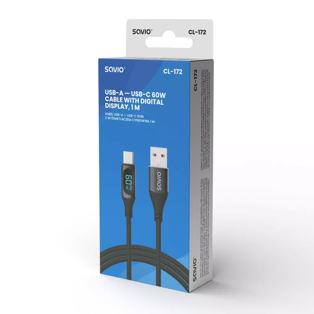 USB-C kabelis Savio CL-172 Photo 3