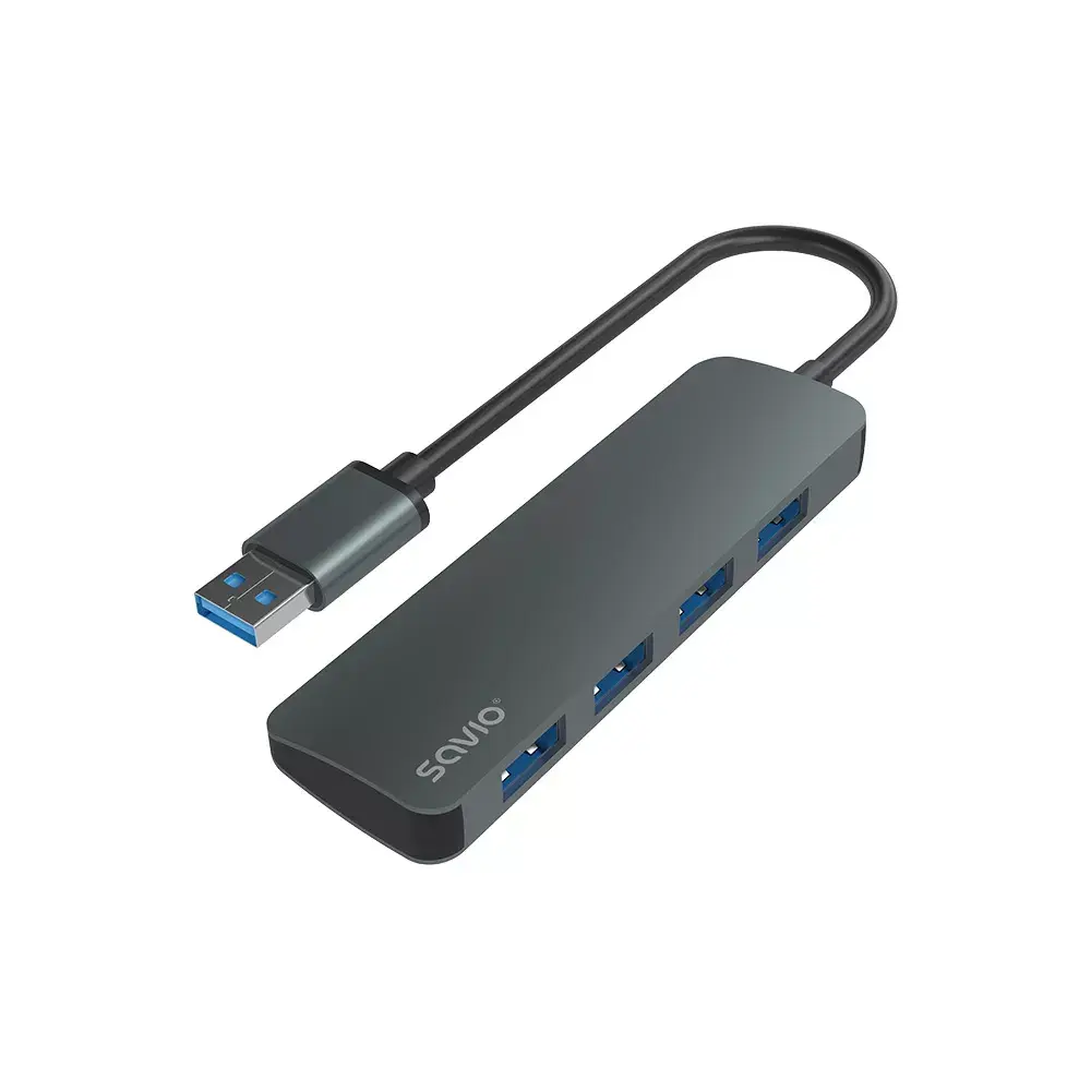 USB Hub Savio AK-53 4 x USB-A 3.1 Gen 1 Photo 2