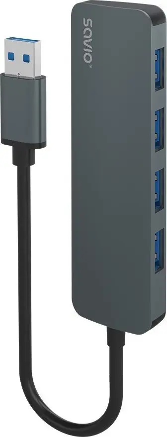 Savio Hub 4 x USB-A 3