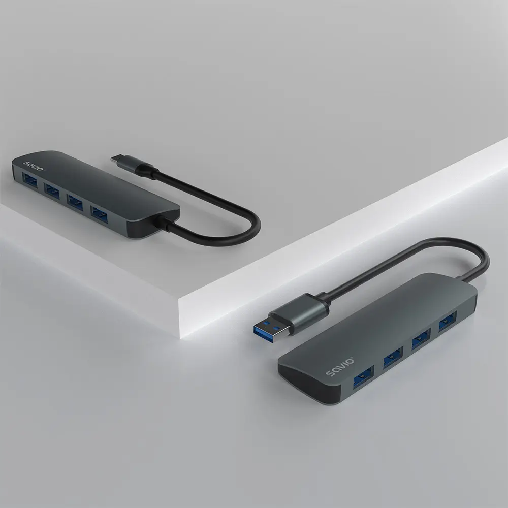 USB-хаб Savio AK-53 - 4 порта USB-A Photo 5