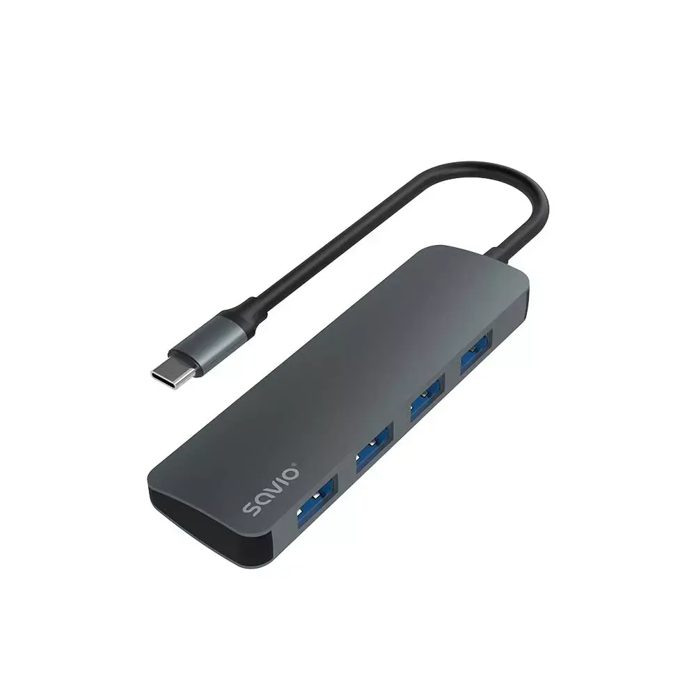 USB-хаб SAVIO AK-54 — 4× USB-A, хост USB-C Photo 2