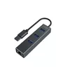 SAVIO AK‑57 USB‑A хаб с RJ‑45 Gigabit Ethernet Photo 2