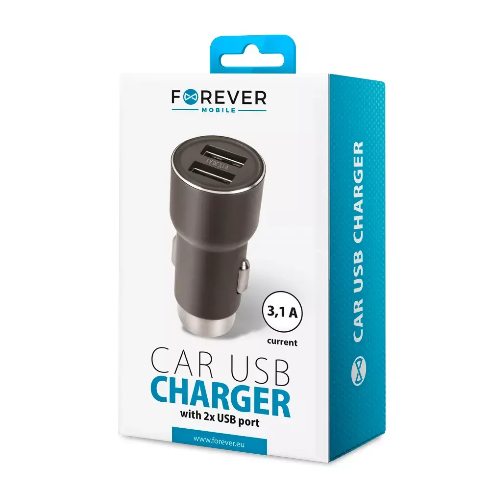 Авто зарядное forever CC-04, 2x USB 3.1A Photo 6