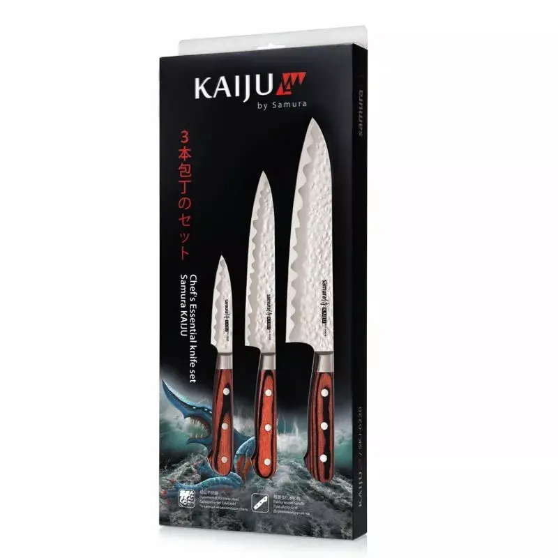 Samura Kaiju SKJ-0220B 3-Piece Kitchen Knife Set Photo 6