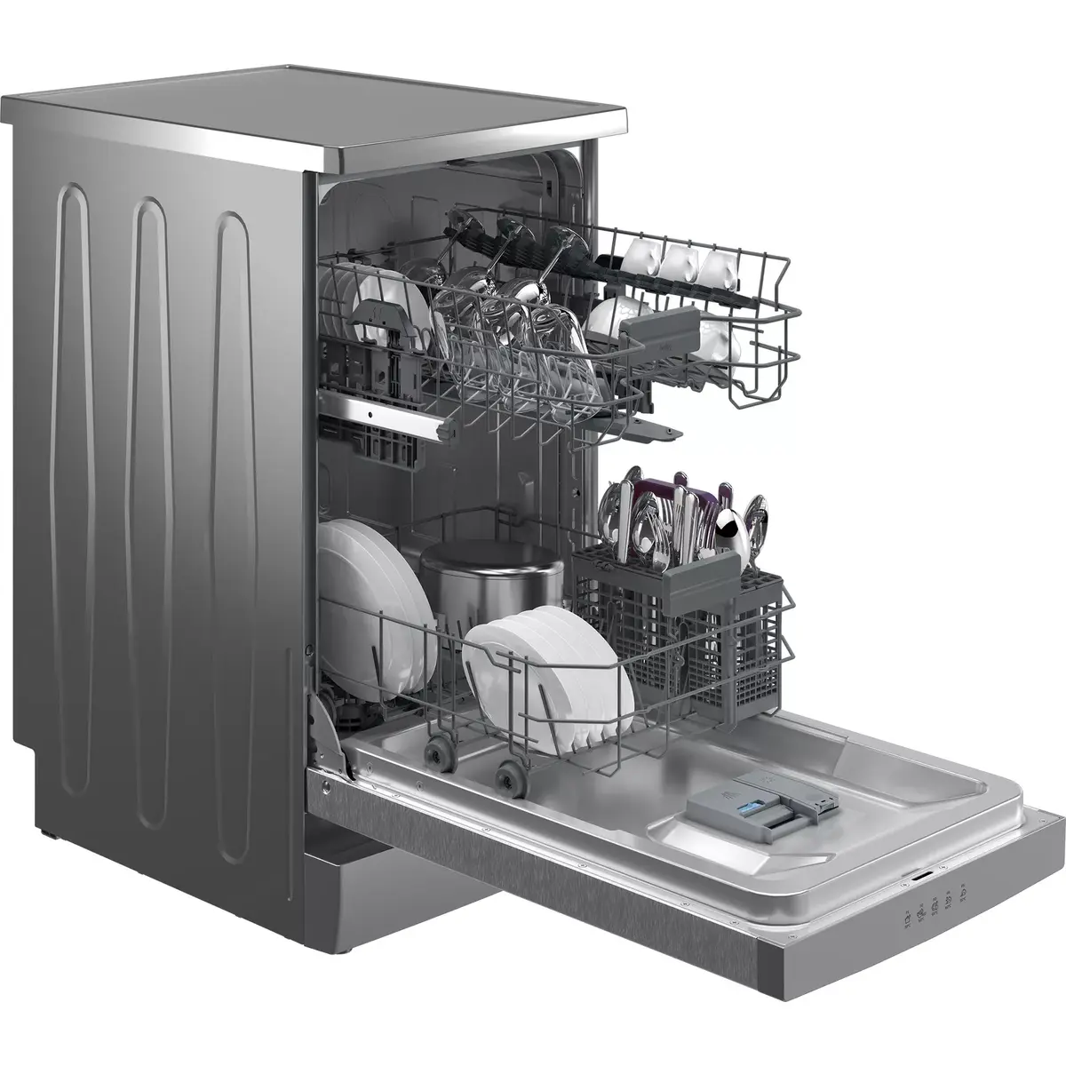 Beko BDFS15020X узкая посудомойка на 10 комплектов Photo 3