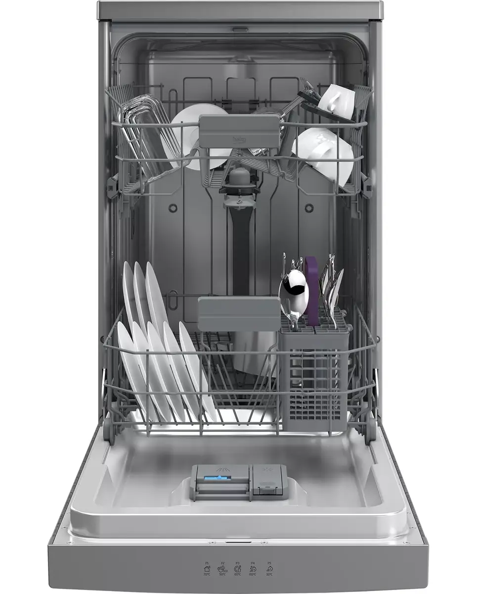 Beko BDFS15020X узкая посудомойка на 10 комплектов Photo 8