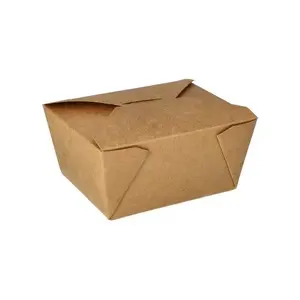 Disposable Food Tray Papstar 85687 Brown Paper PLA FSC Certified