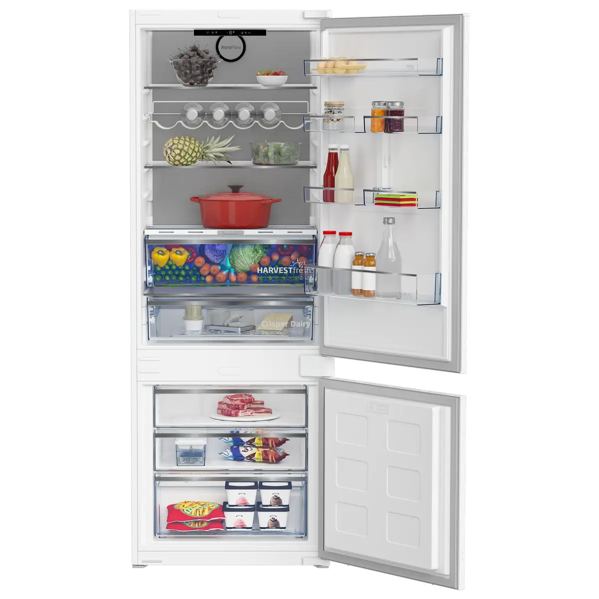 Iebūvējamais ledusskapis Beko BCNE400E50SHN 370 L